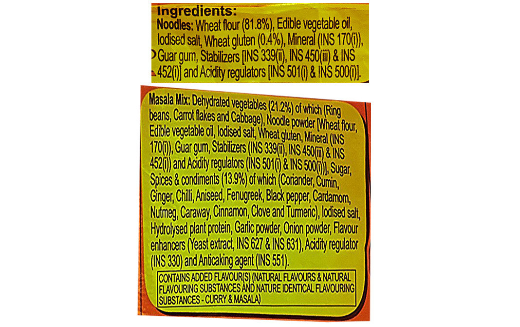 Sunfeast Yippee Noodles Magic Masala Pack 60 grams GoToChef